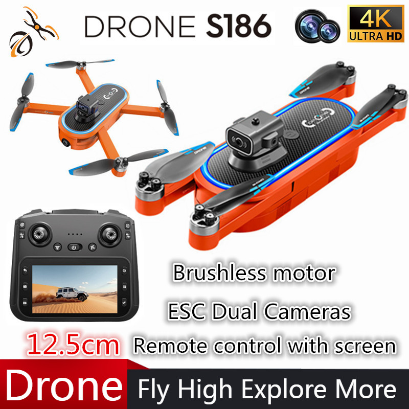 2025 S186 Drone Professional 4 – Drone Gimbal Brushless recenzja i cena