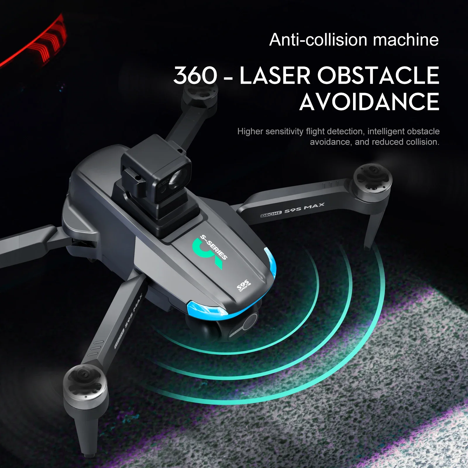 NEW S9S MAX MINI Drone 4K 2-Ax – Drone Gimbal Brushless recenzja i cena