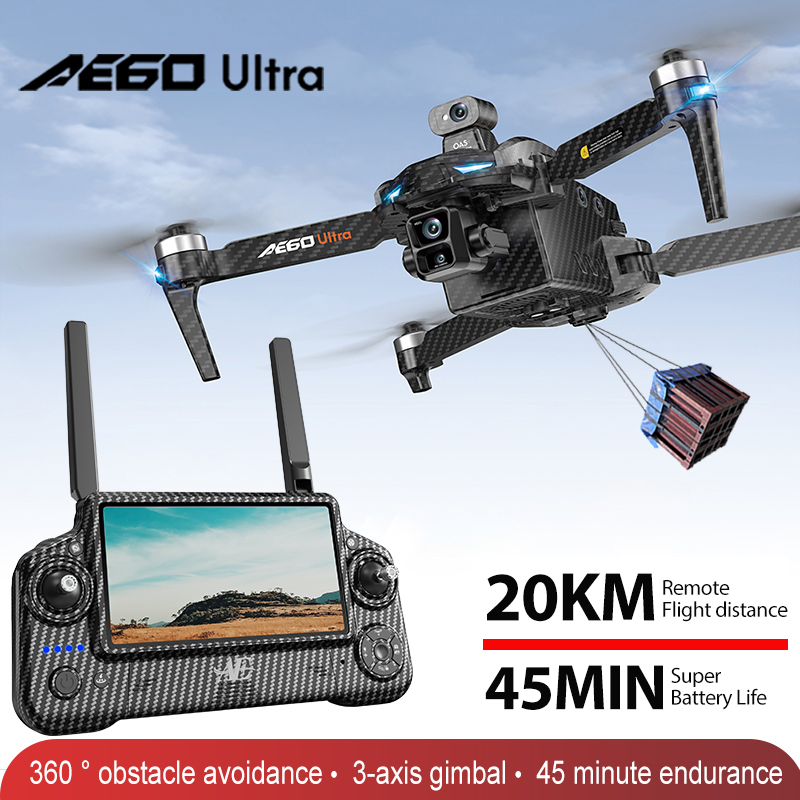AE60 GPS Drone Professional 8K – Drone Gimbal Brushless recenzja i cena