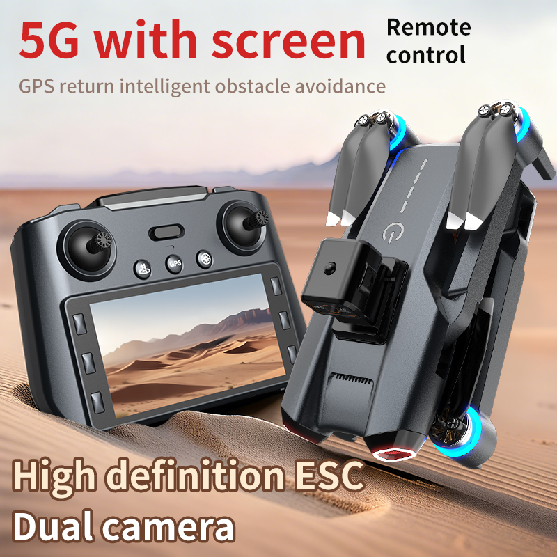 814 drone profissional 4K HD C – Drone Gimbal Brushless recenzja i cena