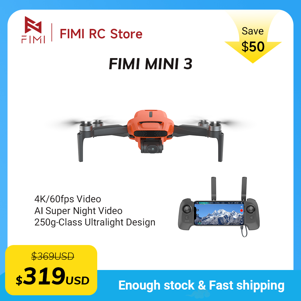 FIMI MINI 3 Camere drone 4K 60 – Drone Gimbal 3 Axis recenzja i cena