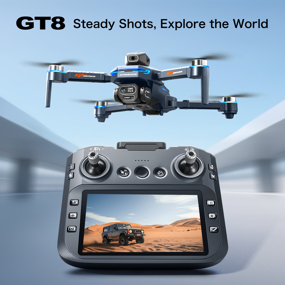 GT8 Obstacle Avoidance Aerial  – Drone Gimbal Brushless recenzja i cena