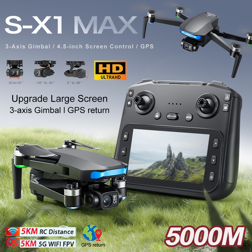 New S-X1 MAX Drone GPS 8K Prof – Drone Gimbal Mount recenzja i cena