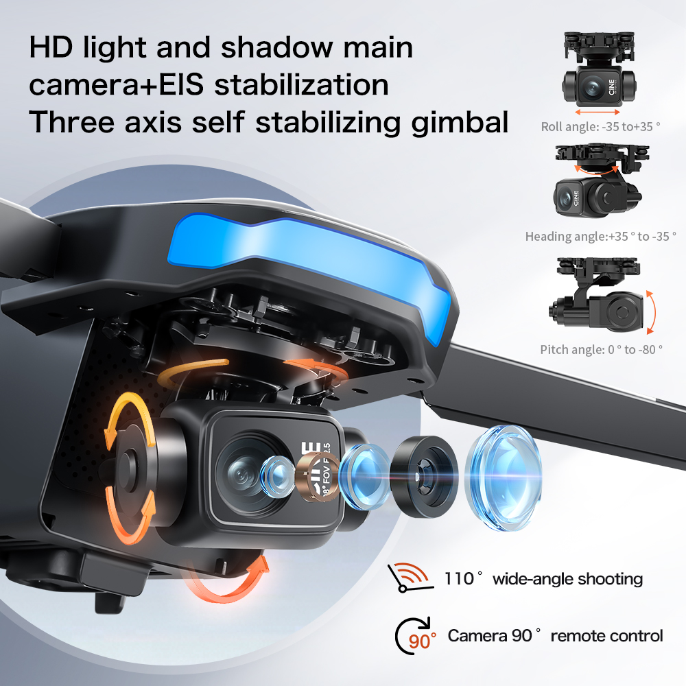 New S-X1 MAX Drone GPS 8K Prof – Drone Gimbal Mount recenzja i cena